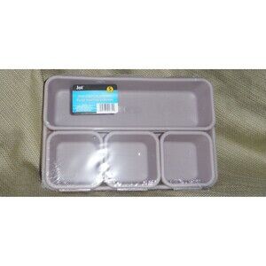 NEW by JOT, DESK ORGANIZER INTERLOCK 5 PIECES (LIGHT PURPLE) OFFICE, PLASTIC